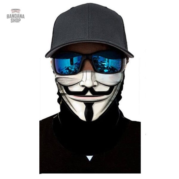 Bandana élastique avec design Anonymous,