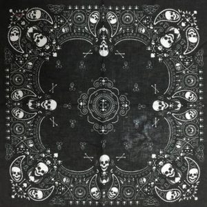 bandana antique tete de mort 2