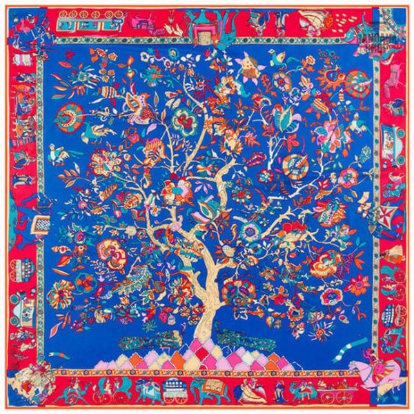 Bandana à motifs naturels, inspiration forêt enchantée