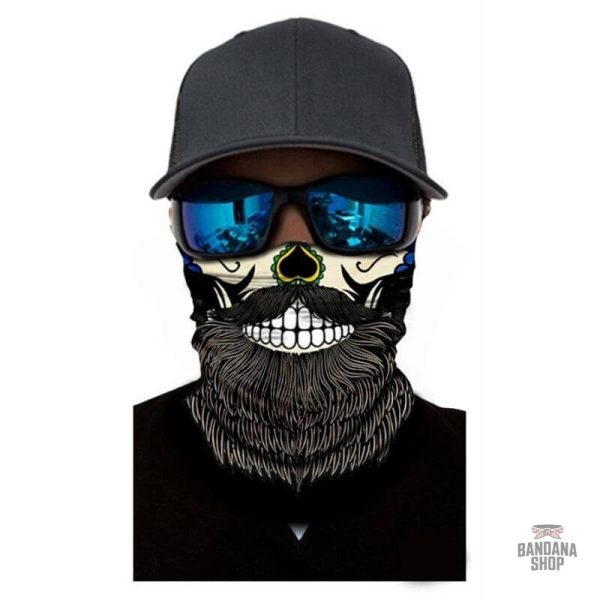 Accessoire stylé pour la barbe, bandana élastique
