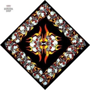 Bandana Biker Fire pour homme de