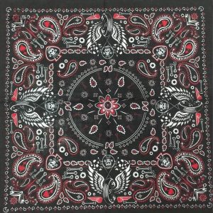Accessoire de mode biker, bandana homme