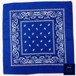 Bandana en bleu, style décontracté pour hommes