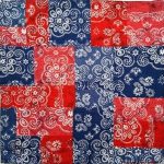 Bandana design Bloods & Crips, style urbain pour homme
