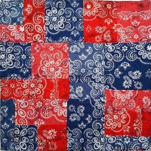 Bandana design Bloods & Crips, style urbain pour homme