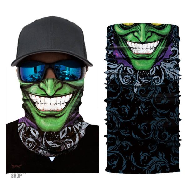 Bandana Bouffon en vert, parfait pour ajouter une touche de couleur
