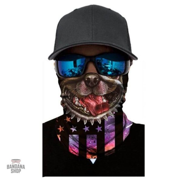 Accessoire pour chien : Bandana élastique Bouledogue