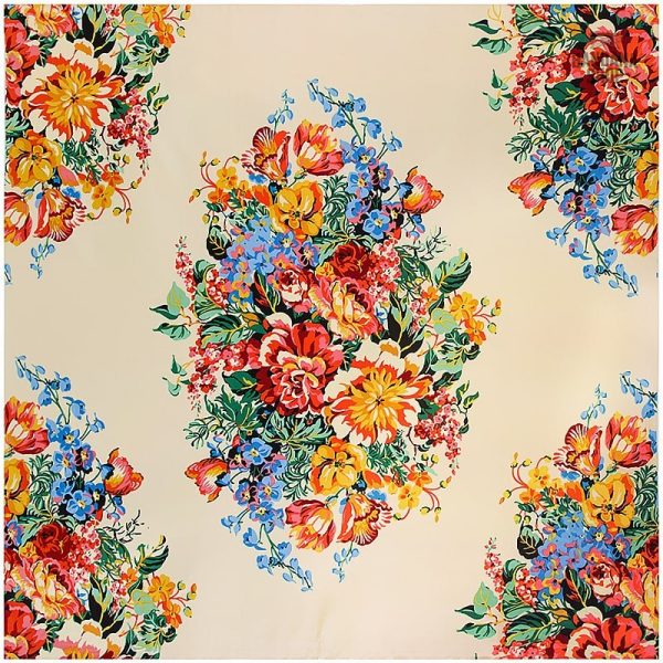 Bandana design floral avec motifs de bouquet garni