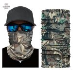 Bandana élastique motif camouflage feuilles pour hommes et femmes