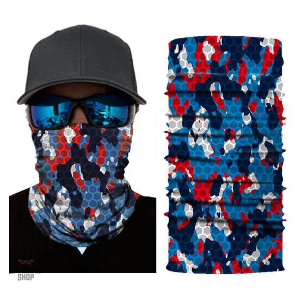 Bandana élastique moderne avec motif camouflage distinctif