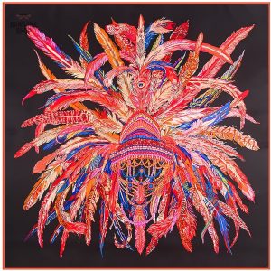 Bandana design pour célébrations de Carnaval
