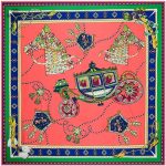 Bandana Enchanté avec motifs de carrosse féeriques