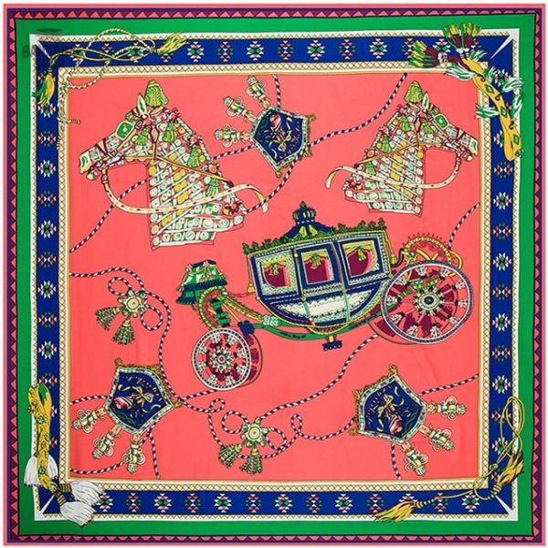 Bandana Enchanté avec motifs de carrosse féeriques