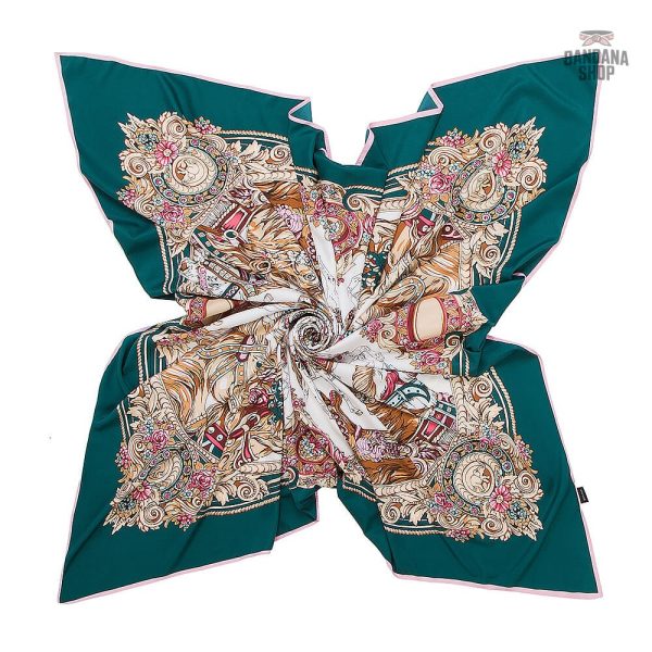 Bandana aux couleurs royales pour un look distinctif