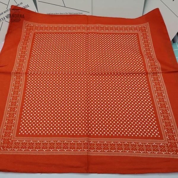 bandana-cavalier-orange-1 Bandana Cavalier Orange pour homme de