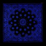 Bandana bleu pour homme, style Céleste de