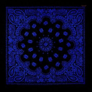 Bandana bleu pour homme, style Céleste de