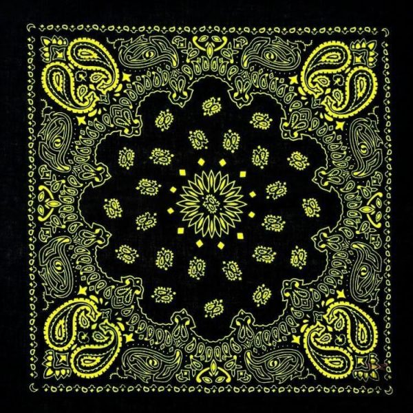bandana celeste jaune 2