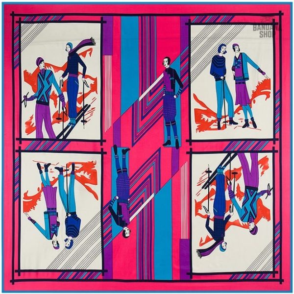 Bandana chic avec motif contemporain