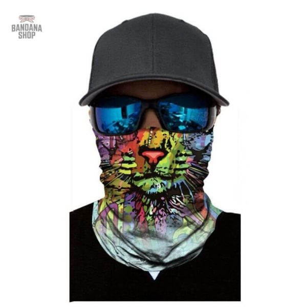 Accessoire coloré pour chat, bandana élastique