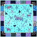 Bandana coloré pour chevaux à bascule