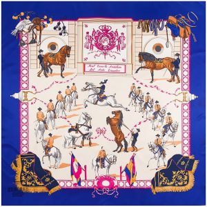 Bandana design avec motif de chevaux militaires