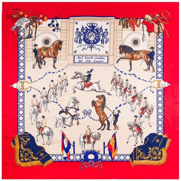 Bandana à motif équin militaire
