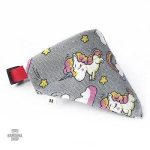 Bandana Chien Licorne coloré pour un look amusant