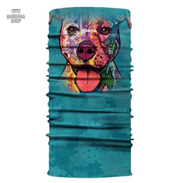 Bandana chien multicolore élastique