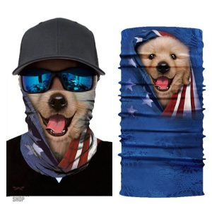 Bandana pour chien, design patriotique et tendance