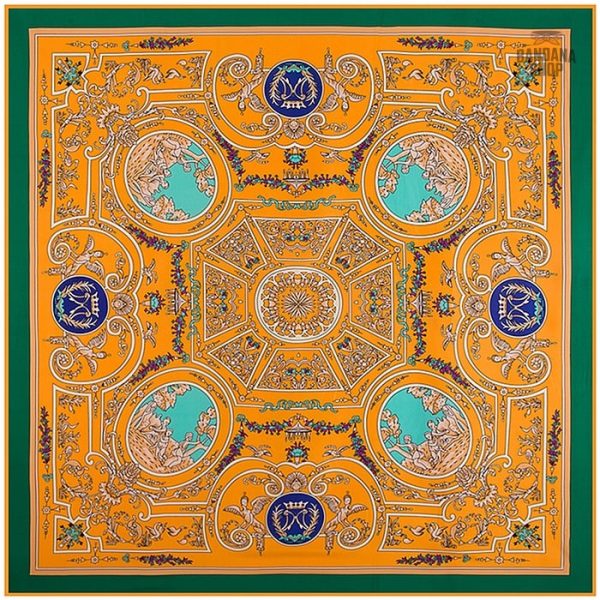 Bandana design unique Cité des Anges en tissu