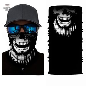 Bandana Élastique avec motif Tête de Mort