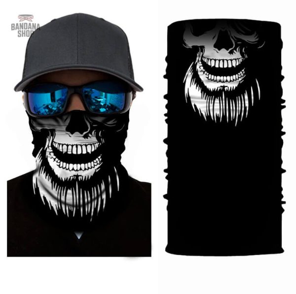 Bandana Élastique avec motif Tête de Mort