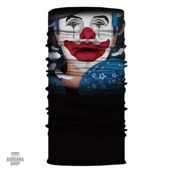 Bandana clown triste élastique pour un style unique