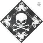 Bandana Crâne Barbelé pour homme