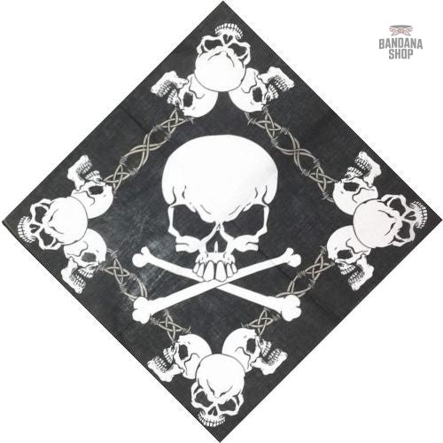 bandana-crane-barbele-1 Bandana Crâne Barbelé pour homme