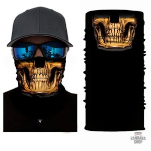 Bandana élastique avec motif crâne immortel