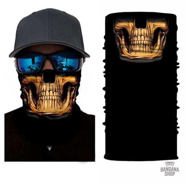 Bandana élastique avec motif crâne immortel