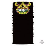 Bandana Crâne Mexicain en jaune élastique