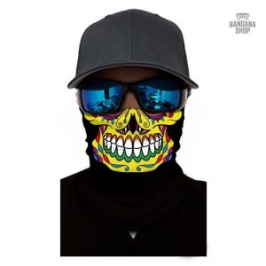bandana crane mexicain jaune 2