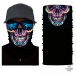 Bandana Élastique avec motif de crâne translucide