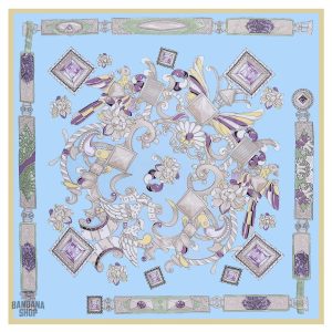Bandana coloré avec motifs artistiques distinctifs
