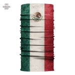 Bandana élastique avec drapeau mexicain coloré