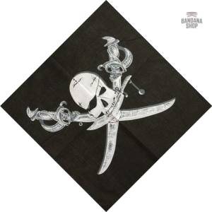 Bandana Pirate pour homme avec motif de drapeau