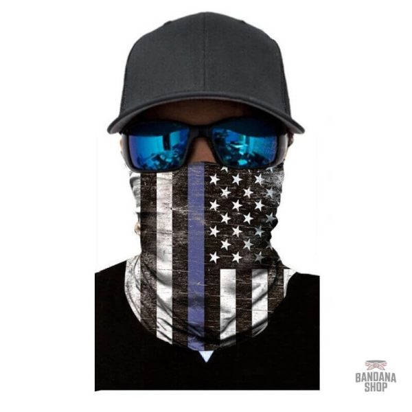 Bandana Élastique USA, style vintage Old School