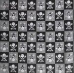 bandana echiquier tete de mort 2