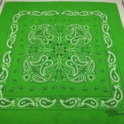 bandana-emeraude-vert-1 Bandana Émeraude Vert pour homme