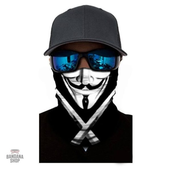 Bandana élastique avec design Épée Anonymous