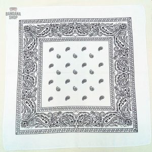 Élégant bandana blanc pour femme