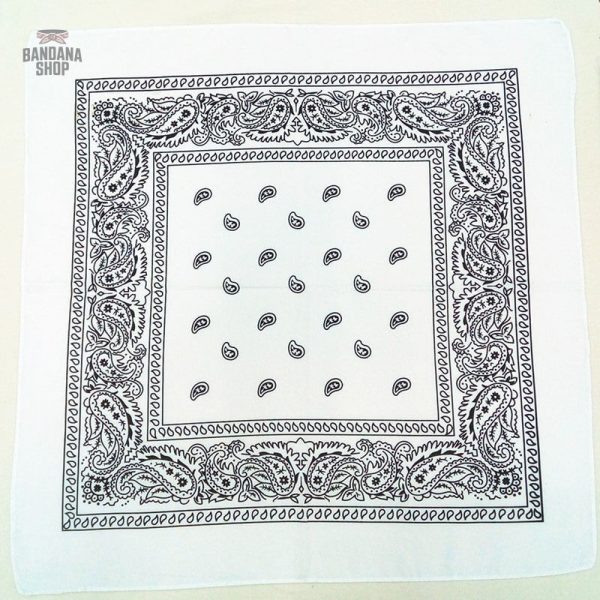 Élégant bandana blanc pour femme